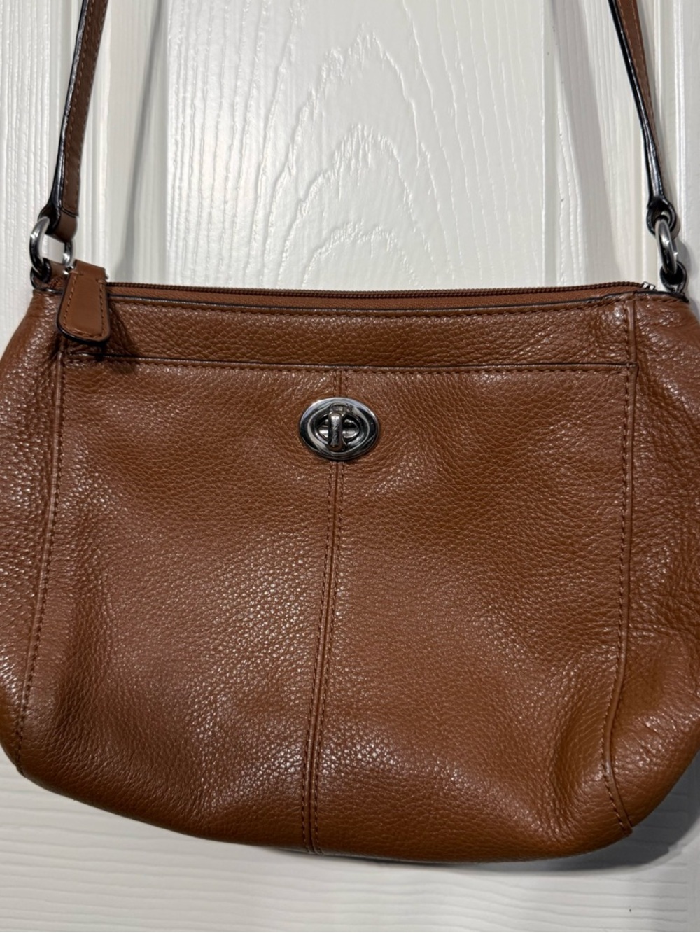Coach Leather Crossbody Bag in Brown - Picture 2 of 6